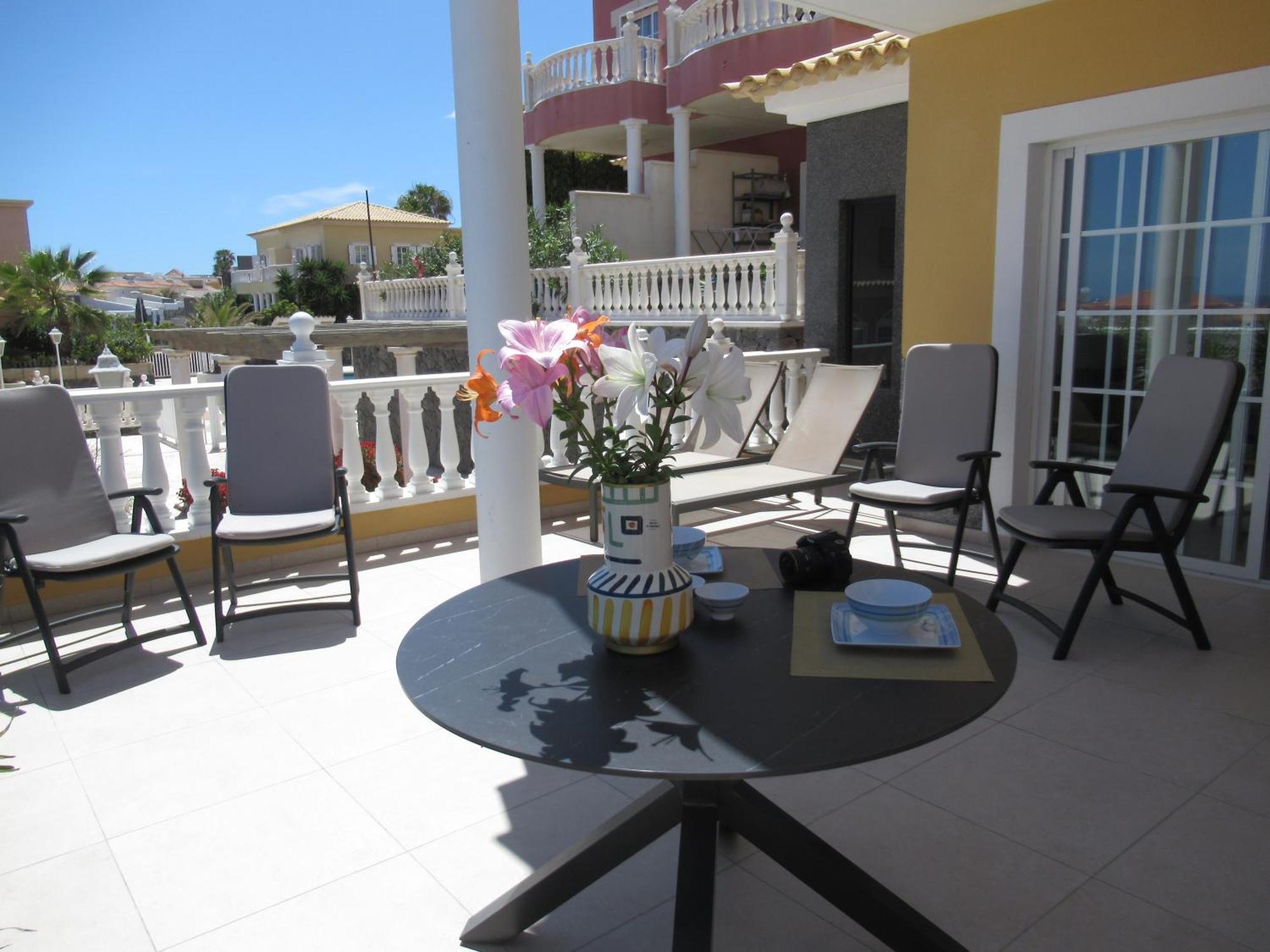 LAS DUNAS 9, beautiful beach front boutique villa with ocean view, pool&WiFi El Médano Extérieur photo